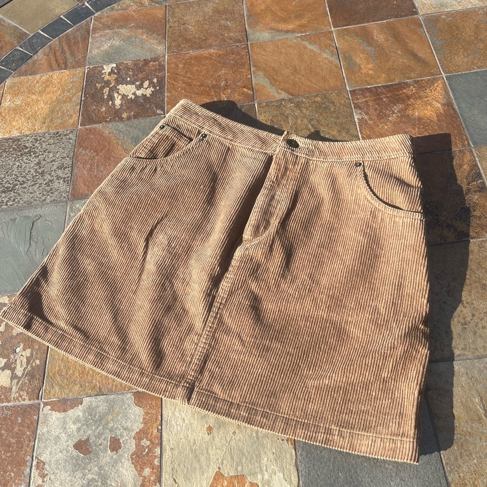 Vans Tan Corduroy Skirt